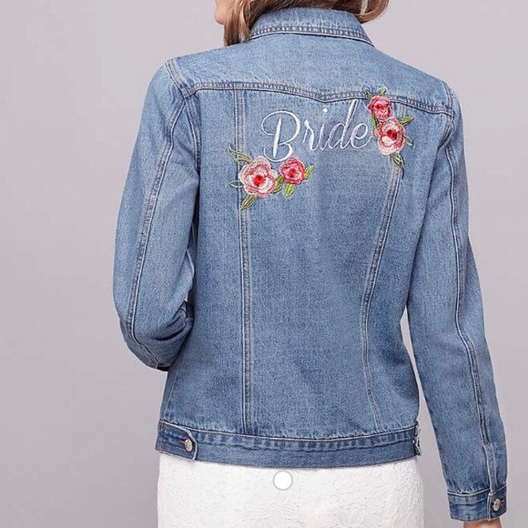 david's bridal jean jacket
